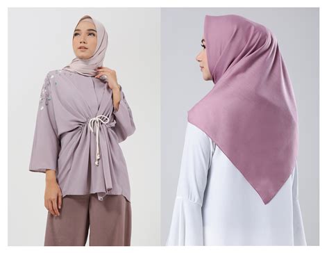 warna jilbab yang cocok untuk baju warna lavender
