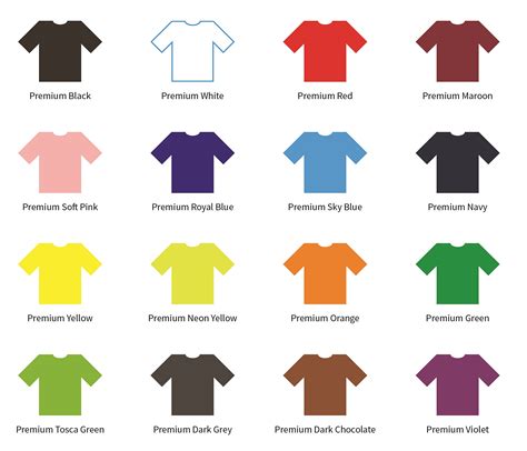 Warna Kaos Keren  Panduan Memilih Warna Kaos Yang Bagus Dengan Berbagai - Warna Kaos Keren