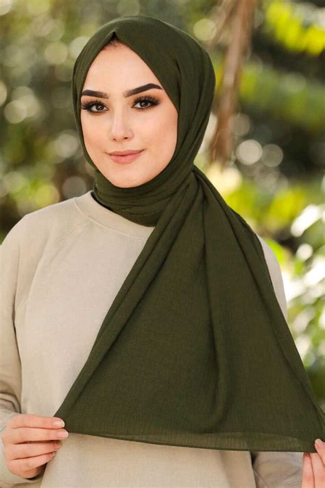 Warna Khaki Hijab  Khaki Hijab Shawl 7563hk Neva Style Com - Warna Khaki Hijab