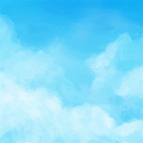 Warna Langit Gradasi  Vektor Awan Langit Dengan Gradasi Warna Biru Putih - Warna Langit Gradasi