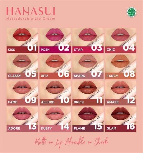 warna lipstik hanasui
