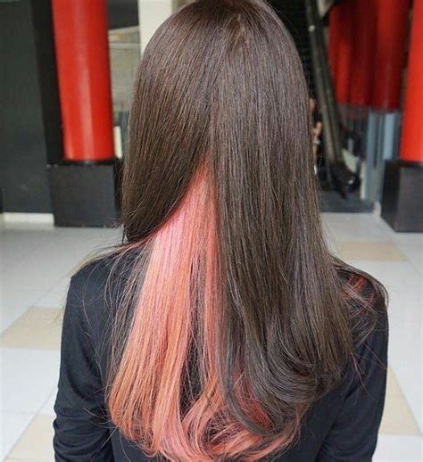 WARNA RAMBUT PEEK A BOO PINK：Tips Merawat Rambut Berwarna ala Rose Blackpink