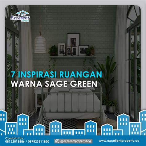 Warna Sage  7 Inspirasi Ruangan Warna Sage Green Yang Lagi - Warna Sage