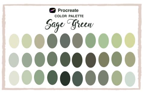 Warna Sage Green  Sage Green Palette Color Palette - Warna Sage Green