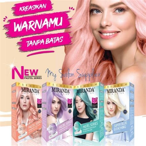 Warna Ungu Pastel  Miranda Hair Color Pastel Series Mc P1 Taro - Warna Ungu Pastel