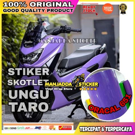 Warna Ungu Taro  Jual Stiker Skotlet Oracal 651 Untuk Motor Dan - Warna Ungu Taro