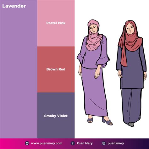 Warna Warna Baju  Gabungan Warna Baju Dan Tudung Susantaroray - Warna Warna Baju