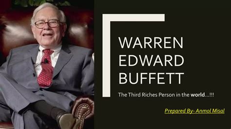 warren buffett biography summary form