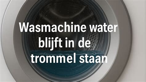 was blijft nat in wasmachine