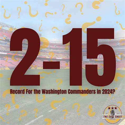 washington commanders record