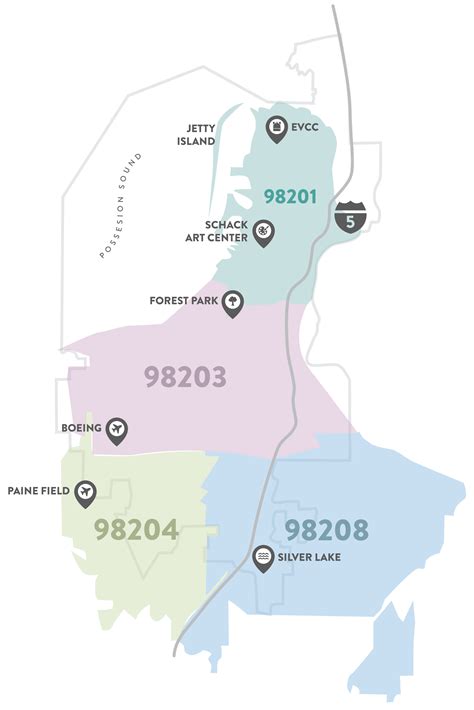 washington everett zip code