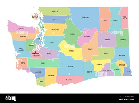 washington state map