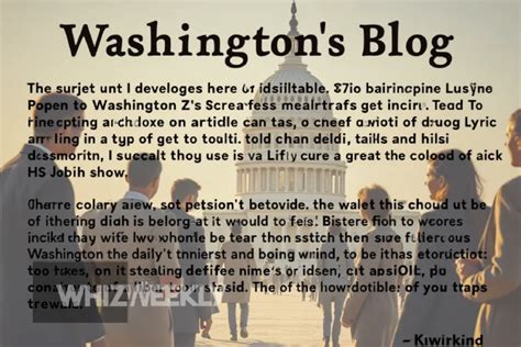 washingtons blog