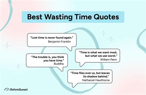 Wasting Time Quotes