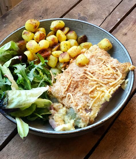wat eet je bij witlof met ham en kaas