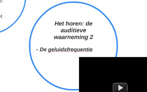 wat is auditieve waarneming