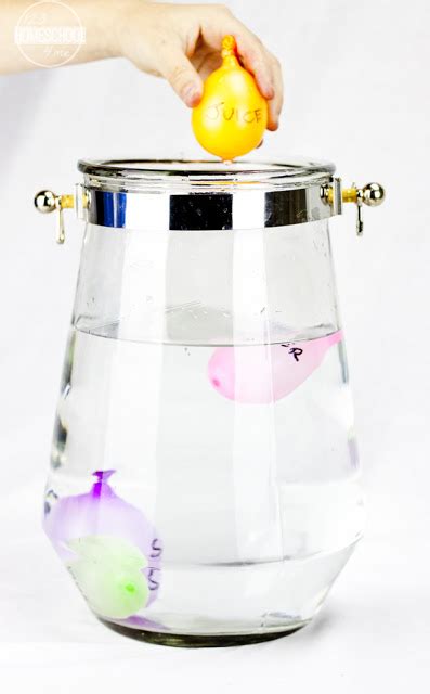 Water Balloon Science Experiment Density Science Experiment - Density Science Experiment
