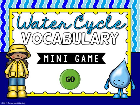 Water Cycle Vocabulary Mini Powerpoint Game By Teacher Water Cycle Powerpoint 5th Grade - Water Cycle Powerpoint 5th Grade