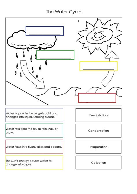 Water Cycle Worksheets 3rd Grade   Water Cycle Activity And Worksheets K5 Learning - Water Cycle Worksheets 3rd Grade