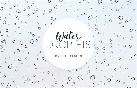 water drop brush photoshop