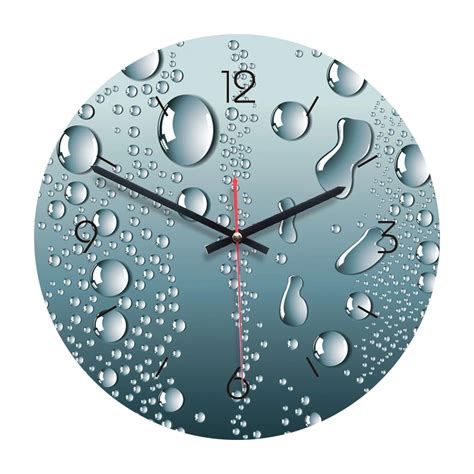 water dropping clock themes