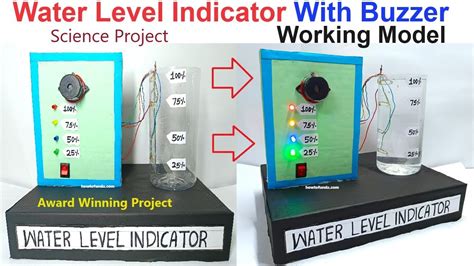 water level buzzer mini project