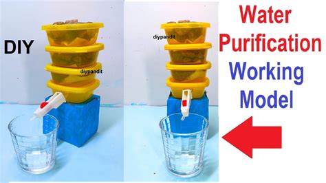 Water Purification Working Model Science Project Ideas Easy Water Purification Science Experiment - Water Purification Science Experiment