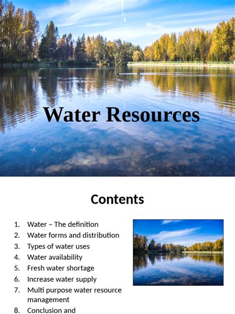 Water Resources Pdf
