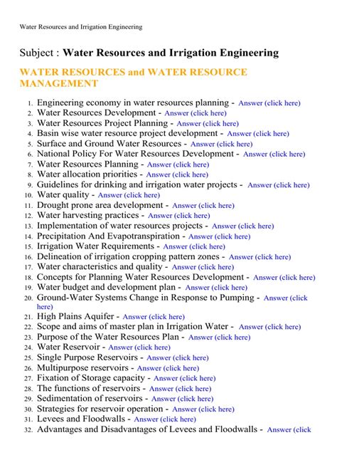 Read Online Water Resource Engg Notes In 