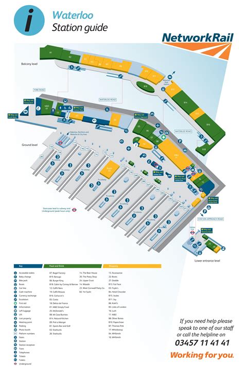 Waterloo Train Station Map