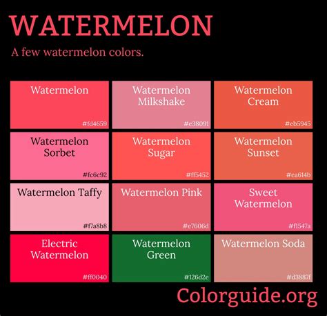 watermelon color