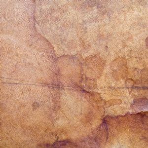 watervlekken in leer