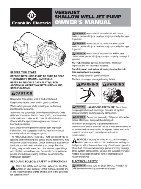 Waterways Pump Manual