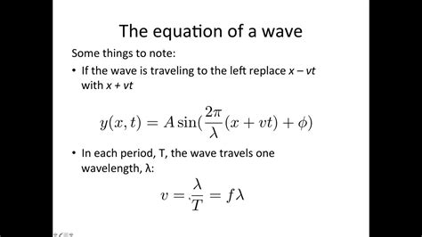 Wave Equation
