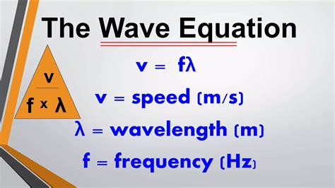 Wave Speed Equation