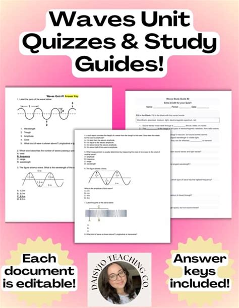 Waves Unit Study Guide
