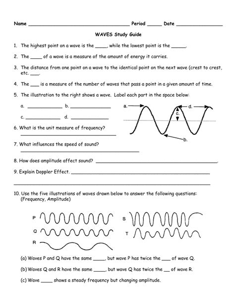 Read Online Waves Study Guide 