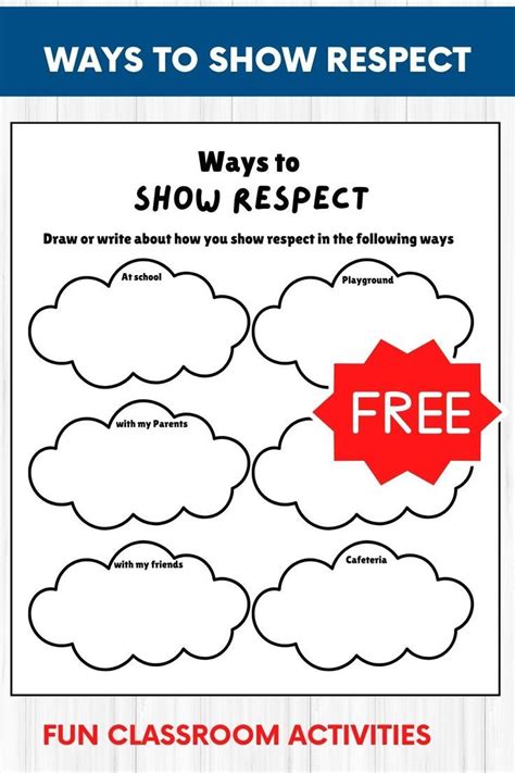 Ways To Show Respect Worksheet Worksheet Teacher Made Respect Worksheet For 2nd Grade - Respect Worksheet For 2nd Grade