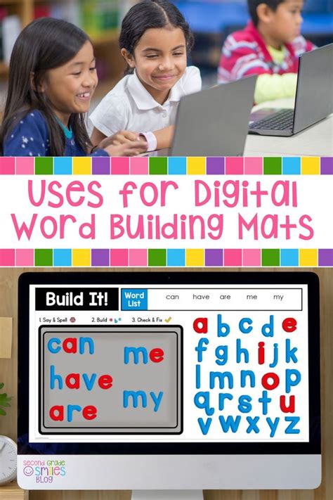Ways To Use Digital Word Work Mats Second Word Work For Second Grade - Word Work For Second Grade