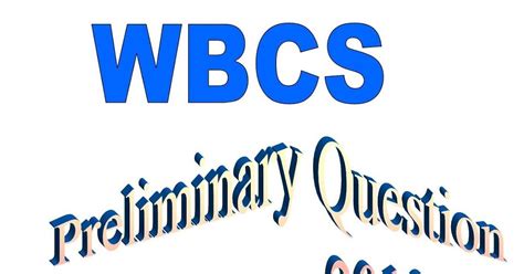 Read Wbcs Preliminary Question Paper 2010 