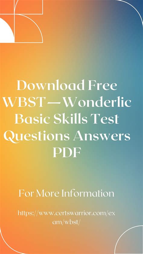 wbst test questions