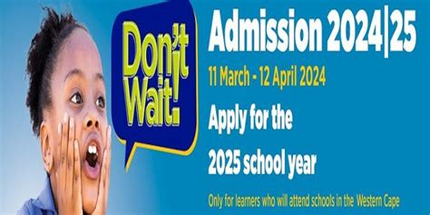 Wced Opens Grade 1 And 8 Admissions For Grade Eight - Grade Eight