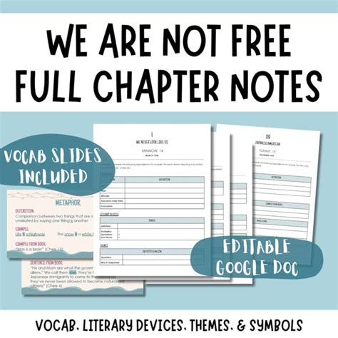 We Are Not Free Chapter 2 Summary