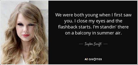We Were Both Young