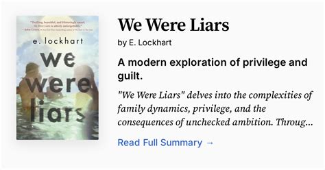 We Were Liars Synopsis