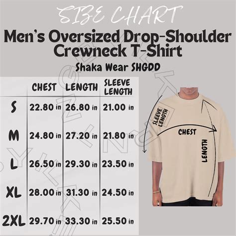 Wear Size Chart