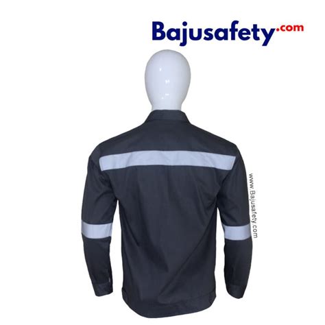 Wearpack Safety Kemeja Lengan Panjang Abu Abu Wearpack Model Baju Safety Terbaru - Model Baju Safety Terbaru