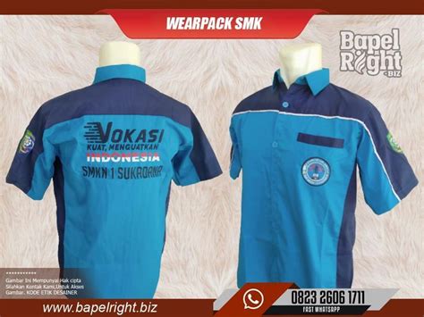 Wearpack Smk Tkj 082326061711 Bapelright Cara Desain Baju Jurusan - Cara Desain Baju Jurusan