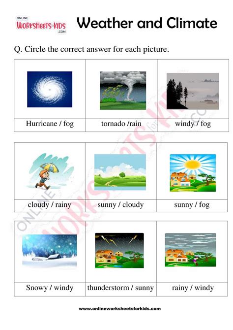Weather And Climate Online Worksheet For Fifth Grade Climate Worksheet For Grade 5 - Climate Worksheet For Grade 5