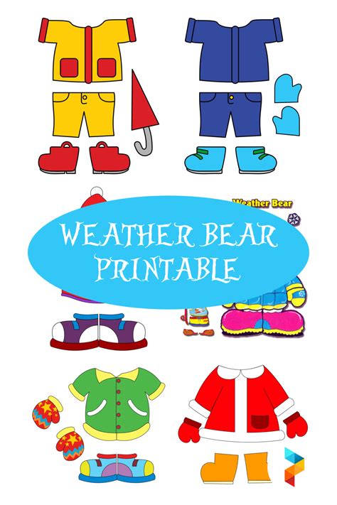 Weather Bear Printables